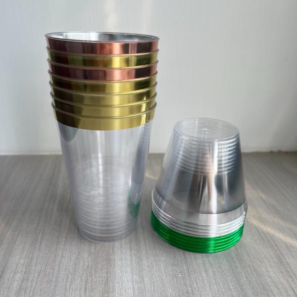 Custom Party Takeaway Dessert Clear Cup Plastic Disposable Cup US Currency Return refunds
