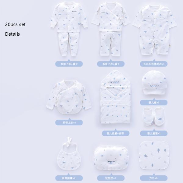 Roupas de bebe Newborn Clothes Baby Gift 100% Cotton Solid Newborn Baby Sets crown Unisex Bodysuits newborn gift set for bab