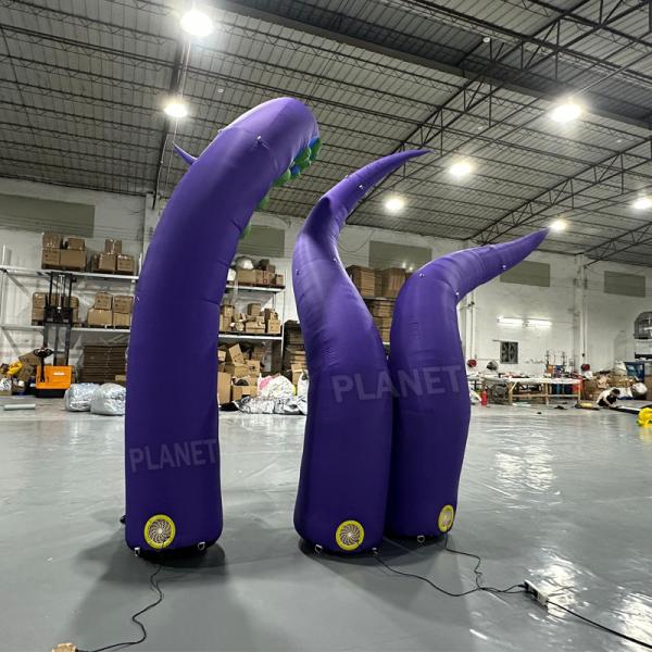 4m 5m 6m Sea Monster Octopus Model Inflatable Tentacles For Decoration