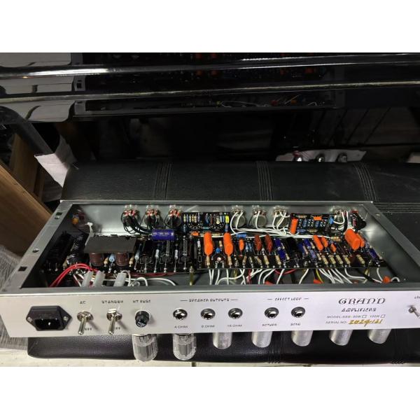 2024 HOT!!! Dumble #002 Version Clone SSS20-Steel String Singer SSS Tube Amp Head 20Watt in Suede Brown with Original Knobs