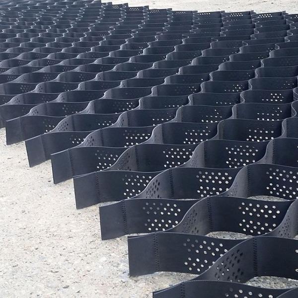 High-Strength Textured & Perforated HDPE Geocell Gravel Grid for Driveway Stabilization, Road Base Reinforcement, Parking Lot Ground Support, Erosion Control and Slope Protection
