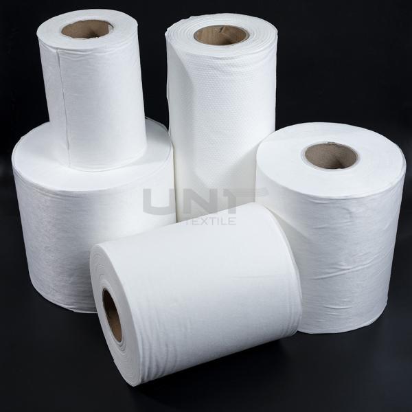 Supplier custom cotton,wood pulp,bamboo,viscose,PP,PET,PLA spunlace non woven fabric for wet