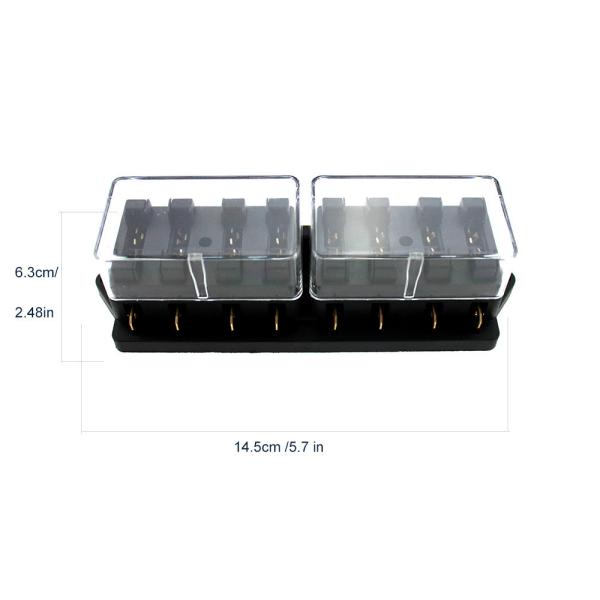 Car RV And Ships 12 / 24V Direct Rowing 8 Route Insurance Box Bureta Block