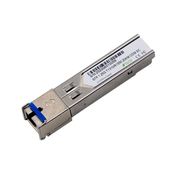 Gigabit SFP Transceiver 1.25G SMF 20km LC Single Fiber BiDi SFP Optical Module