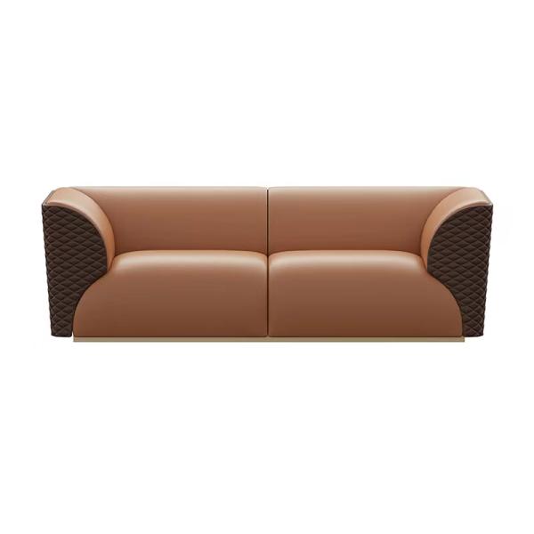 Luxury Modern Leather Sofa Set Couch Living Room Sofa Hotel Villa