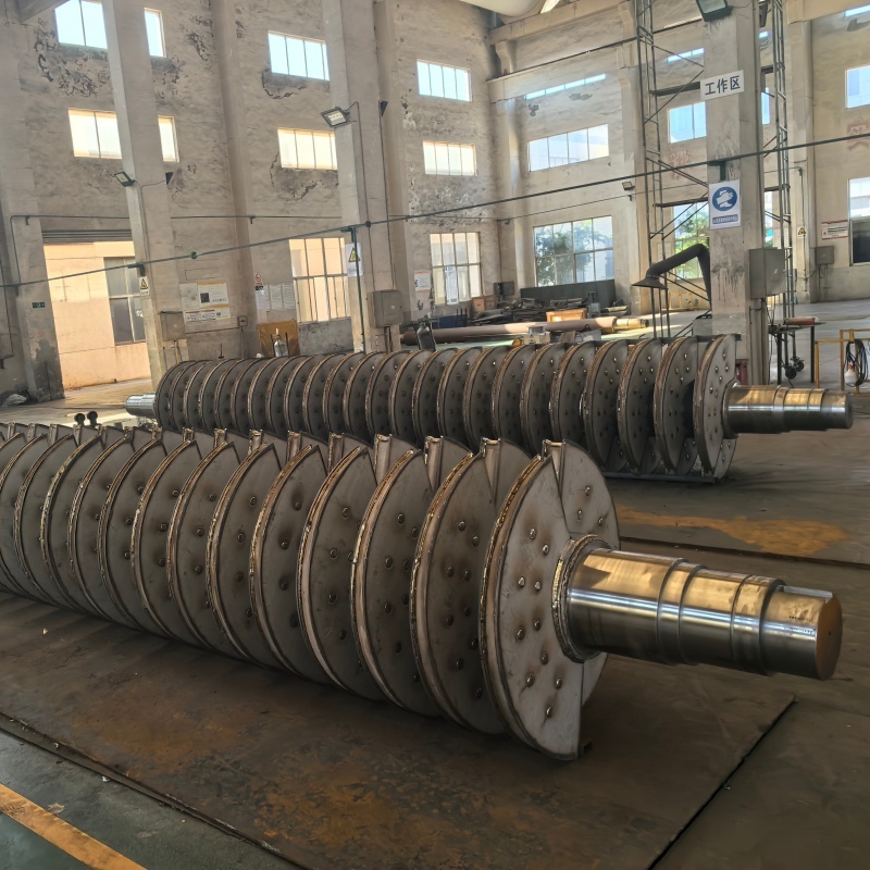 Big Capacity Energy Saving Hollow Paddle Dryer For Sludge / Chemical Processing