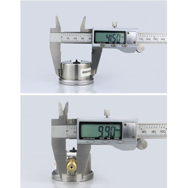 41.5mm Customized OEM Dial 80psi Pressure Gauge with 1/4 or 1/8 Threaded Connection