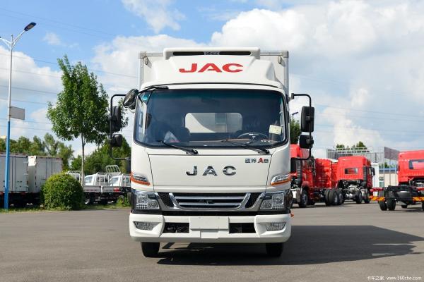 Dever da luz do caminhão da caixa do refrigerador de JAC 4x2 5 toneladas de congelador Van Truck