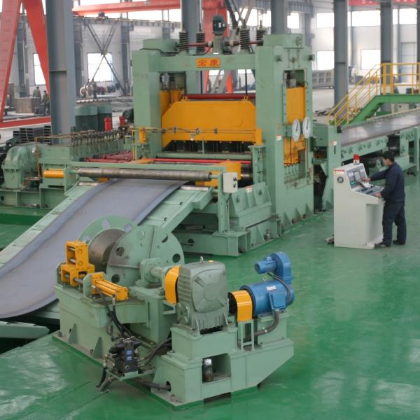 Máquina de corte de bobinas de aço de 3-12 mmx2000 mmx35 tx40/20 m/min para linha de corte transversal