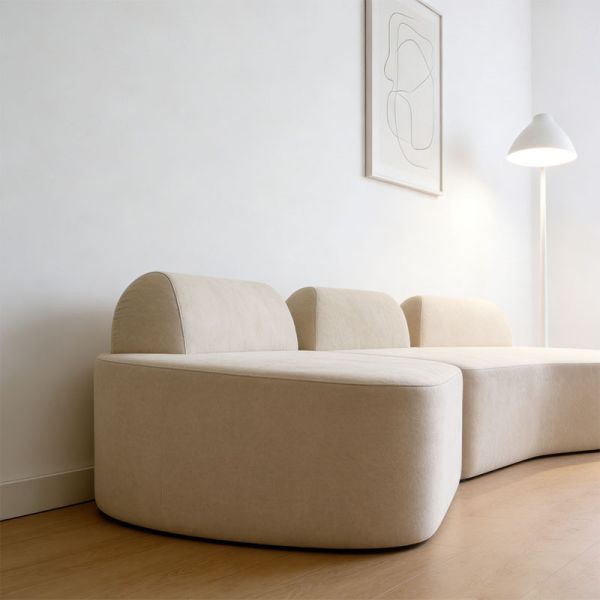 Modern Vacuum Packing Compressed Sofa For Living Room Furniture Modular Sofa Luxury Fabric Corner Sofa Couch Set