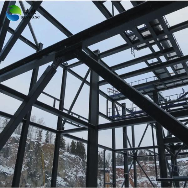 Paint Surface Protection Steel Structure Workshop Supporting Snow Load 0.3kN per Square Meter Durable and Building Solution