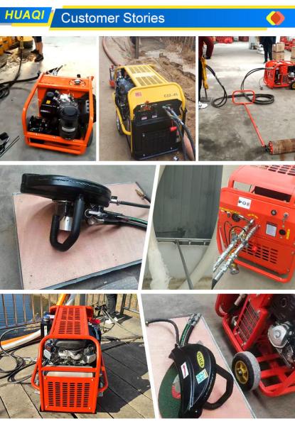 660 mm Largura Diesel Unidade de potência hidráulica para bomba de lodo 23HP Motor 12cm3 Deslocamento
