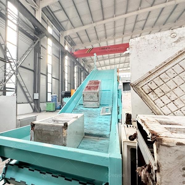 Generative Waste Refrigerator Recycling Complete Equipment Production Line Digital Old Refrigerator Disposal Plant