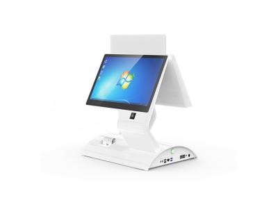 DC12V 5V Smart Touch Screen POS Terminal White Color Stylish Display Panel