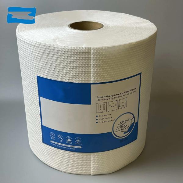 Lingettes industrielles non tissées écologiques super absorbantes de 80 à 89 g/m² pour atelier