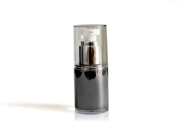 No Harmful Chemicals Airless Cosmetic Bottles Plastic Airless Bottle White
