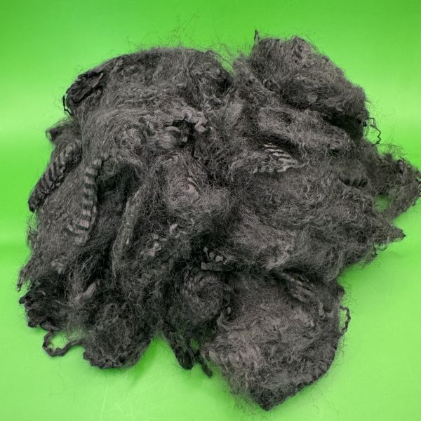 Virgin Black 4D 51mm Low Melt Polyester Fiber with Custom Size for Bedding Core Furniture Upholstery and Soft Toy Stuffing