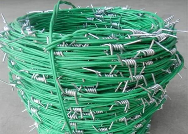 Q235 Zinc Coated Galvanized Barbed Wire 3.2mm 15cm