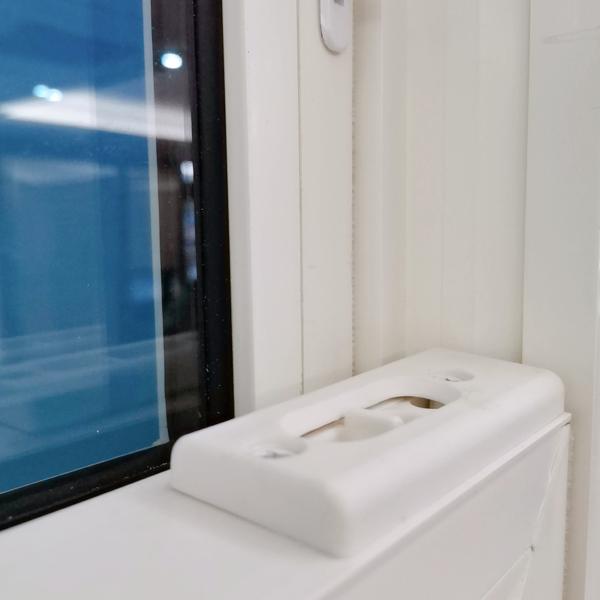 American Style UPVC Double Hang Windows janela de porcelana por atacado