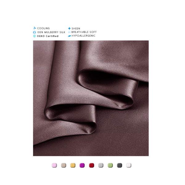 OEKO-TEX 100% Pure Organza 22 Momme Mulberry Silk Fabric By The Yard