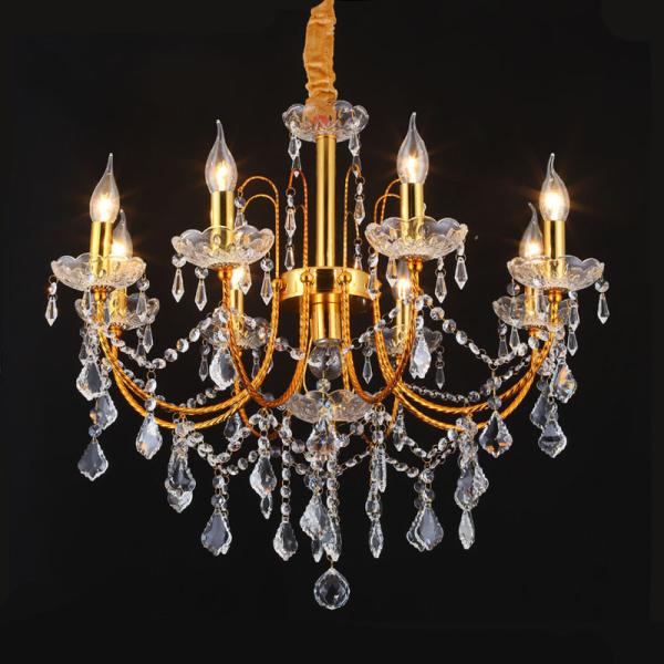 Wrought iron candle chandelier (WH-MC-04)