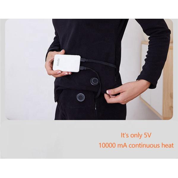 Long Sleeve Electric Heated Clothes Suit Graphene Film Material 65degree SHEERFOND