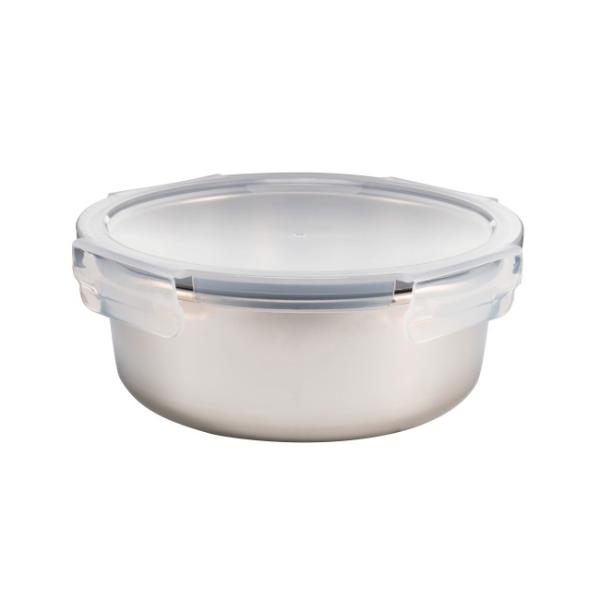 OEM/ODM Stainless Steel Food Storage Containers With PP Locking Lids