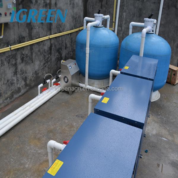 Indoor Fish & Shrimp Recirculating Aquaculture System IGreen IGRAS Model 15-300cbm/h Capacity
