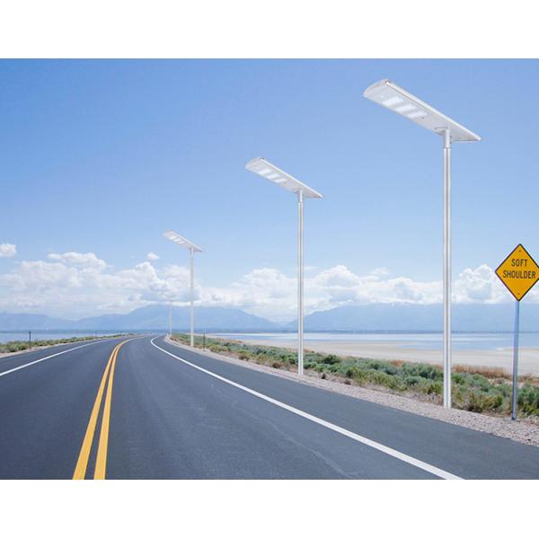 Алюминиевый сплав дистанционное управление Ip65 50W 100W 150W Все в одном солнечное светодиодное уличное освещение для дорожек и тротуаров