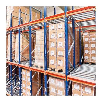 Gravity Flow Rack System High-Efficiency Storage for Warehouse & Distribution Centers