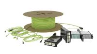 Aplicação longa da transmissão do cabo de fibra ótica 3.0mm de LSZH Mtp MPO