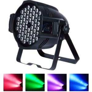 Mute Fan Cooling RGBW LED Stage Light 54 LEDs Party Club Disco Wedding Light