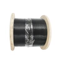 Câble métallique de gymnastique 7x19 4mm-6mm, gainé de TPU noir, pour équipement de fitness