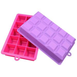 Flexible Odorless Silicone Ice Tray , BPA Free Whiskey Ice Cube Mould