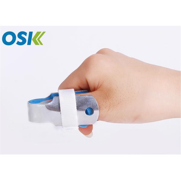 Mallet Broken Bone Splint Stack Finger Splint With Interior Soft Pads Blue / White