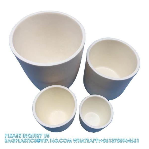 Alumina Al2o3 Ceramic Crucible High Alumina Material Glass Melting Crucible For Lab Laboratory