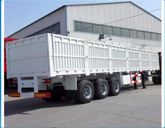 40FT 40 Ton 60 Ton 3 Axle Side Guard Cargo Trailer Doors Hinge for Customized Request