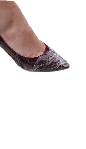 Película protetora de sapatos PE à prova de pó para máquina de distribuição de sapatos