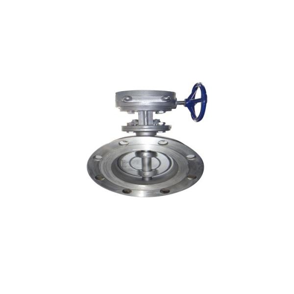 Triple Eccentric Stainless Steel Flanged Butterfly Valve Metal Seal
