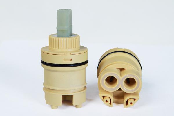 35MM Shower Mixer Faucet Idling Side Outlet Ceramic Cartridge With Foot