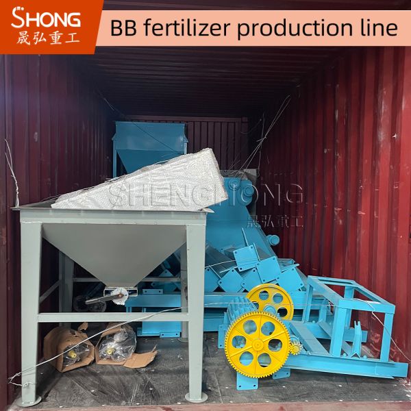 Semi-automatic BB Fertilizer Production Line In Fertilizer Making Plant