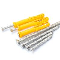 Capacidade de carga Parafusos de âncora de expansão de nylon resistentes às intempéries para fixação de objetos de parede e teto