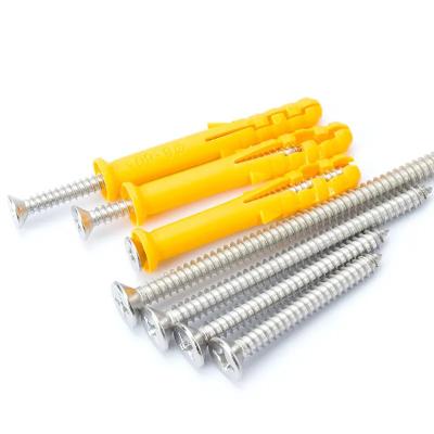 Capacidade de carga Parafusos de âncora de expansão de nylon resistentes às intempéries para fixação de objetos de parede e teto