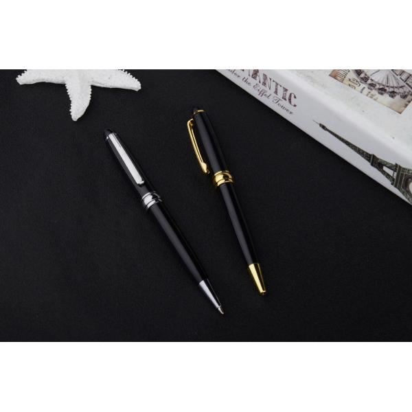 Sopesado Regalo Ejecutivo Logotipo personalizado Rosa Oro Bolígrafo para Profesionales