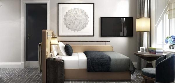 Negeri Perak hotel building high quality room furniture by solid wood beds and Luxury sofa with coffee table