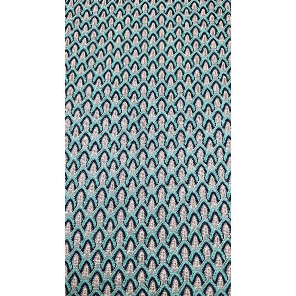 100% Cotton Colored Embroidered Fabric For Evening Occasion Elegant And Breathe