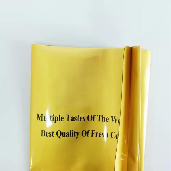 Custom Printed Side Gusset Roasted Coffee Bag Cold Brew Coffee Beans Printing Coffee Bean Packaging Pouch