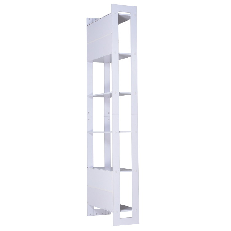 угловые книжные полки лестницы 74.8inch