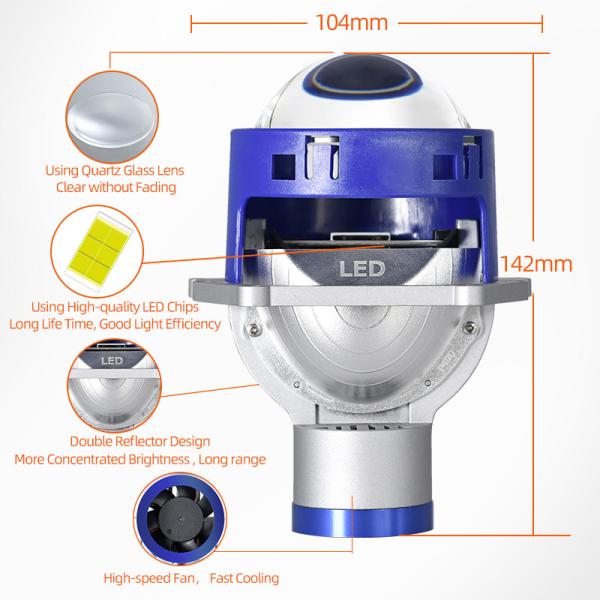 Headlight Led Car Light LED car lightLED headlightCar light brandBright LED LED lighting queendom
