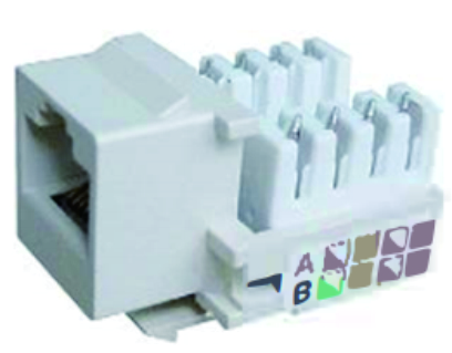 Structure Cabling Modules RJ45/11 Keystone Jacks , from China Manufacturer - Zion Communiation